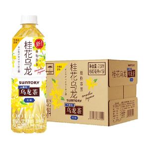 三得利无糖0脂桂花乌龙茶饮料500ml*15瓶