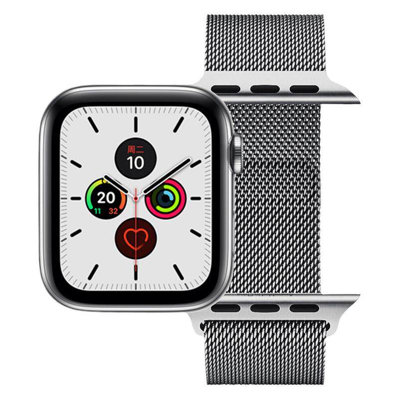iwatchs10表带米兰尼斯s9/8苹果手表applewatchSE2透气腕带s7磁吸