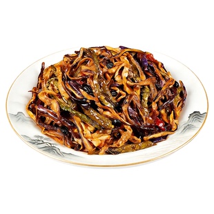 酱茄子干辣椒正宗咸菜东北酱菜下饭菜韩式泡菜开袋即食拌饭拌面