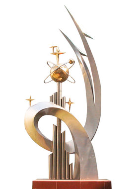 景观校园户外抽象不锈钢大型雕塑