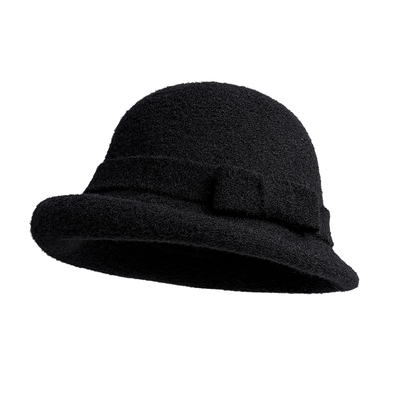 法式优雅冬季保暖显脸小渔夫帽子