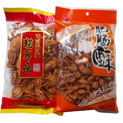 吴氏远久猫耳朵肥肠酥192克包邮