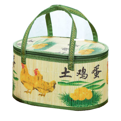 竹筐竹篮鸡蛋篮包装篮竹篮子竹编