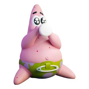 正版海绵宝宝潮玩具派大星1/1模型章鱼哥手办蟹老板搪胶大娃摆件