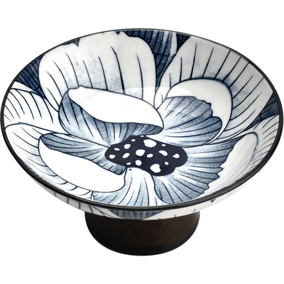 陶迷清仓青花瓷果盘果蓝