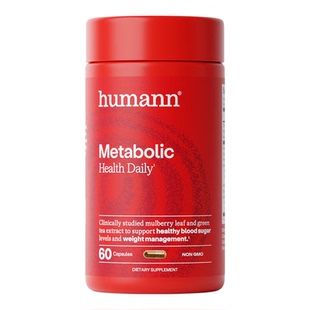 Humann Metabolic烟酰甘胺氨酸铬绿茶白桑葚提取物提供代谢糖平衡