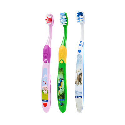 TRISA儿童软毛牙刷4支