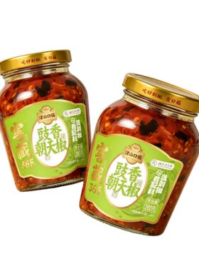 津山口福豉香特辣朝天椒酱280g装