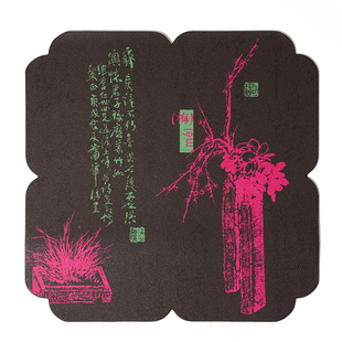 【杭州博物馆】与古为新文创古砖花供复古文艺办公用品鼠标垫