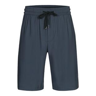 [短裤]ROBERTA诺贝达男装男士休闲裤夏季新款纯色运动束带休闲裤