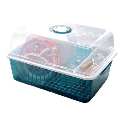 厨房碗柜装碗筷收纳盒箱家用沥水碗架带盖放碗碟碗盘置物架防蟑螂