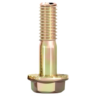 国标10.9级高强度法兰面外六角螺丝镀彩锌带垫螺栓MM6M8M10M12M16