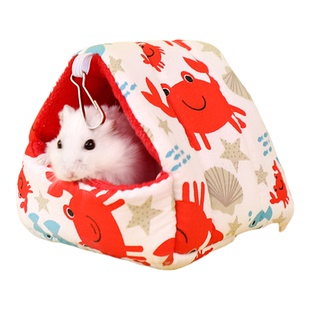 仓鼠棉窝笼子金丝熊专用站台棉窝冬季保暖休息睡窝小宠休息用品