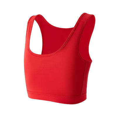 束胸塑身衣酷克儿大胸显小红色