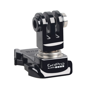 GoPro原装头盔支架底座快拆滑雪下巴运动相机配件基座大疆Action