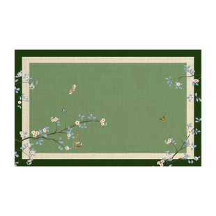 绿色小清新入户门地垫门垫大门口进门脚垫玄关地垫子客厅地毯定制