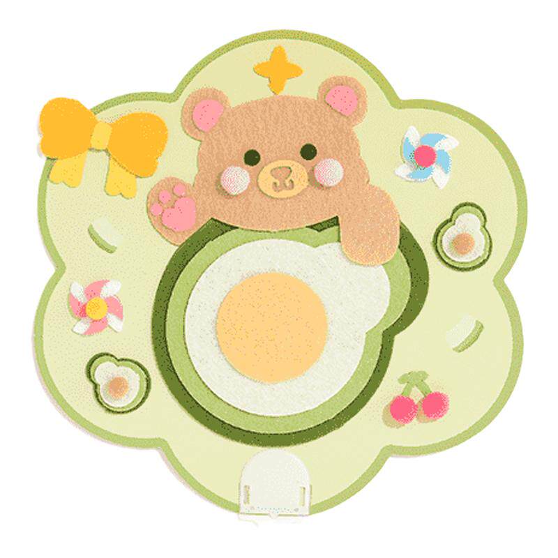 夏天扇子布艺制作diy材料包儿童幼儿园手工粘贴加厚宣纸团扇拍照