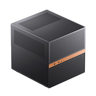 乔思伯N6网络存储NAS机箱主机9硬盘位MATX家用240水冷ITX电脑机箱