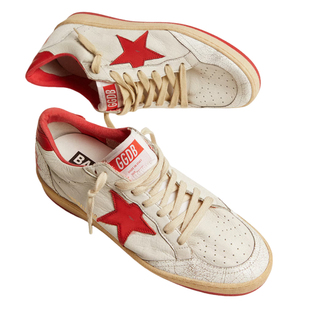 【可定制】Golden Goose情侣Ball Star红绿粉尾板鞋GGDB