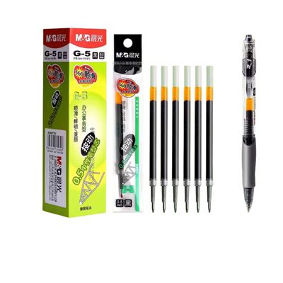 晨光G-5按动中性笔芯0.5MM子弹头