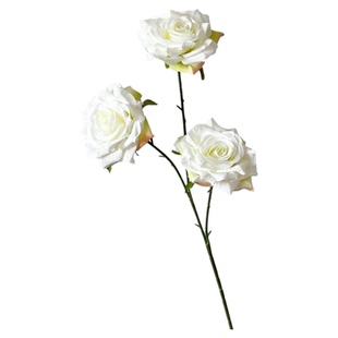 白色系婚礼布置路引花花艺插花酒店客厅假花摆件厂家批发仿真花