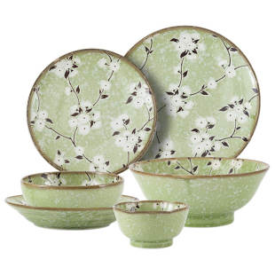 千代源复古穗香餐具家用陶瓷碗菜盘子碟汤盘深盘汤碗高颜值米饭碗