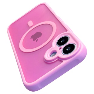 新款苹果17标准版手机壳少女粉肤感防指纹适用iphone17精孔全包防摔磁吸ip17promax独特好看的17pro情侣纯色p