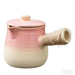 围炉煮茶云南烤奶罐烤梨带盖大容量户外侧把煮茶壶可明火干烧炖罐