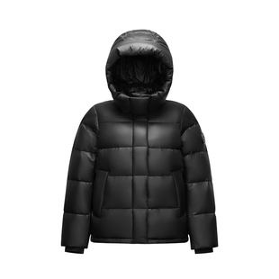 森马XCNSPACE航天合作系列羽绒服女冬中长款发热抗静电90鹅绒外套