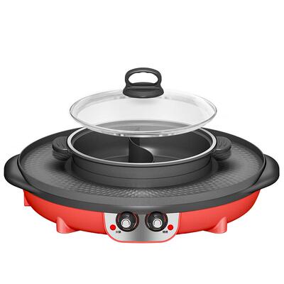 家用款多功能可分离鸳鸯无烟火锅