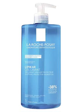 欧洲直邮LaRoche Posay/理肤泉特护舒缓沐浴露1000ml/瓶正品保湿