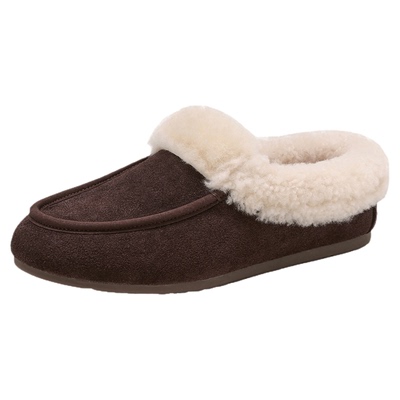 星期六加绒毛毛鞋女保暖棉鞋