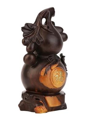 创意实木雕刻客厅玄关工艺品