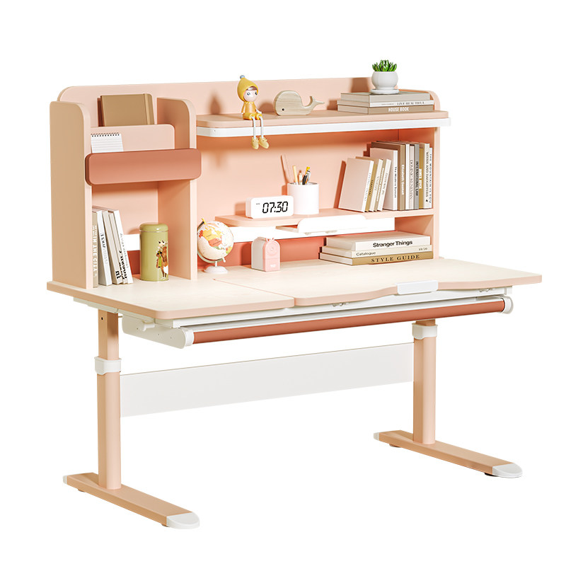 大满贯视界儿童学习桌小学生家用实木写字桌可升降书桌矫正坐姿桌