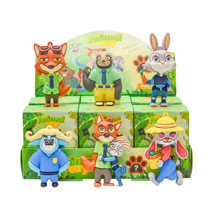 6盒疯狂动物城盲盒洞洞乐大公仔玩偶挂件周边手办男女孩儿童礼物
