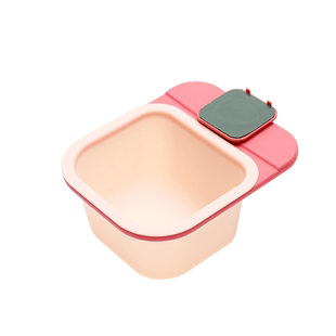 夹式可旋转餐桌垃圾桶残渣菜渣桶迷你办公室桌边盒桌下隐藏收纳盒