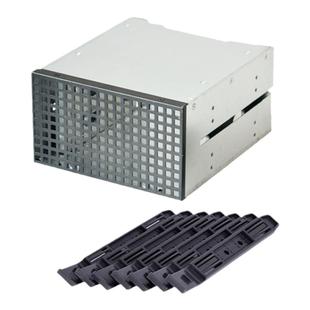 光驱位转硬盘架2个光驱位转3个硬盘位3.5