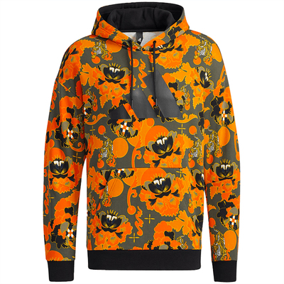 阿迪达斯正品男子款连帽套头卫衣