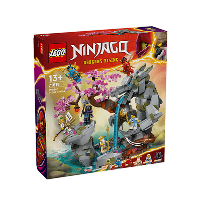 LEGO乐高幻影忍者71819神龙石殿男女生拼搭益智积木儿童玩具礼物