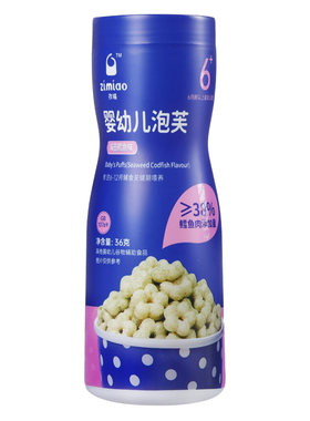 孜喵高钙零食搭档鳕鱼泡芙
