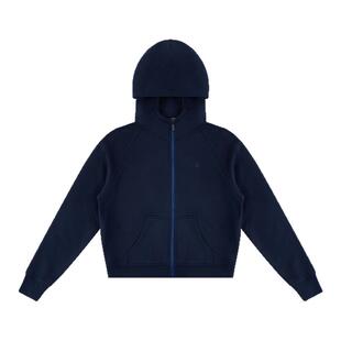 FDR官方店 蓄热保暖抗菌运动连帽卫衣外套女春季加绒重磅开衫上衣