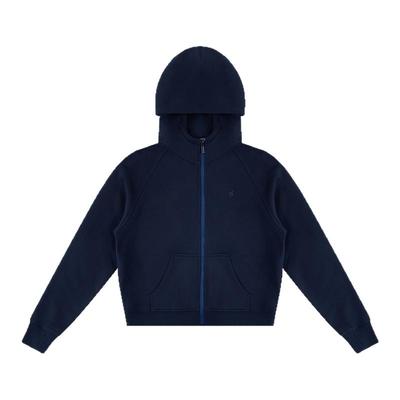 FDR官方店 蓄热保暖抗菌运动连帽卫衣外套女春季加绒重磅开衫上衣