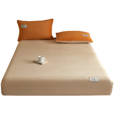 A类高端牛奶绒床笠冬款单件加厚床罩珊瑚绒床垫保护罩床套床单罩