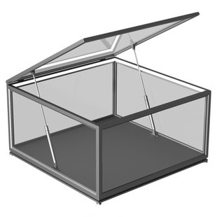 简约茶几钢化玻璃收藏玩具积木模型适用乐高千年隼收纳手办展示柜