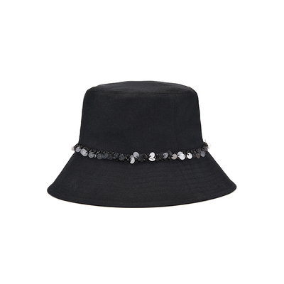 SeiCarinaY亮片花边渔夫帽