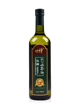山神压榨山茶油常山油茶籽油 高端食用油植物油750ml*2礼盒装