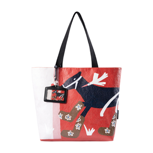 12样商店·原创马年限定杜邦纸单肩包时尚女新款大容量防水手提袋