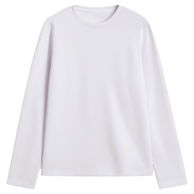 可机洗双面鹅绒羽绒打底t恤长袖