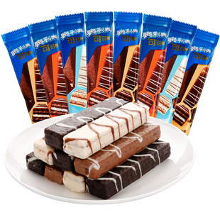 亿滋奥利奥巧克棒可可棒巧克力味棒威化饼干1kg约80条办公室休闲