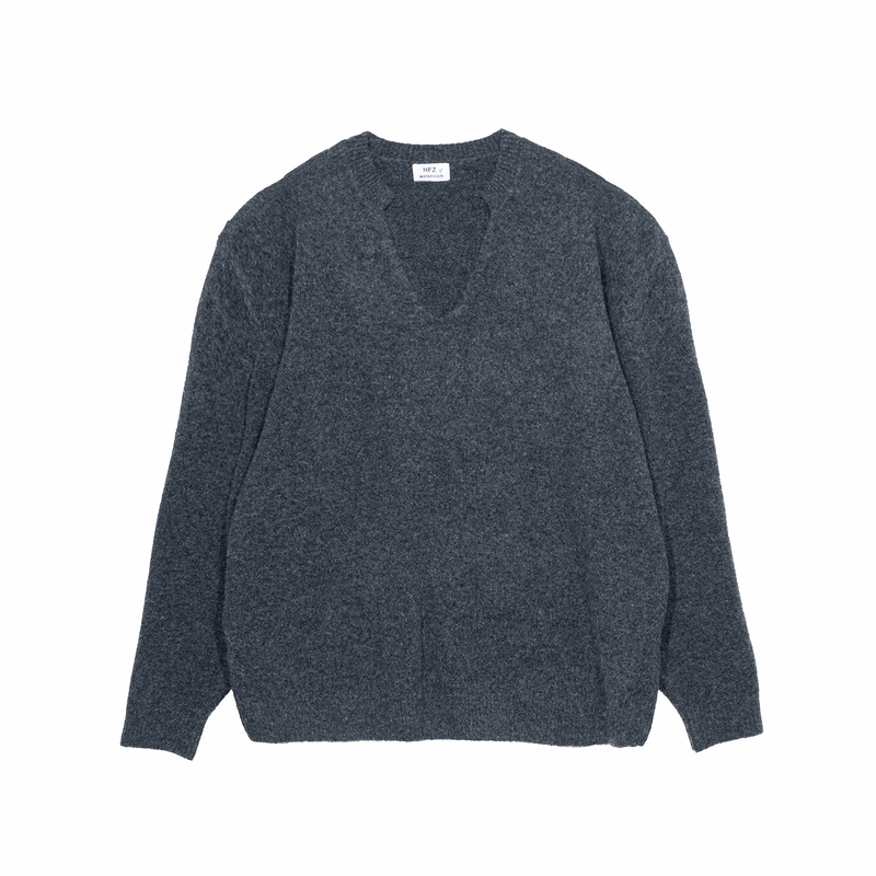 Hualun冬季打底毛衣男款内搭老钱风长袖针织衫cleanfit男羊毛上衣